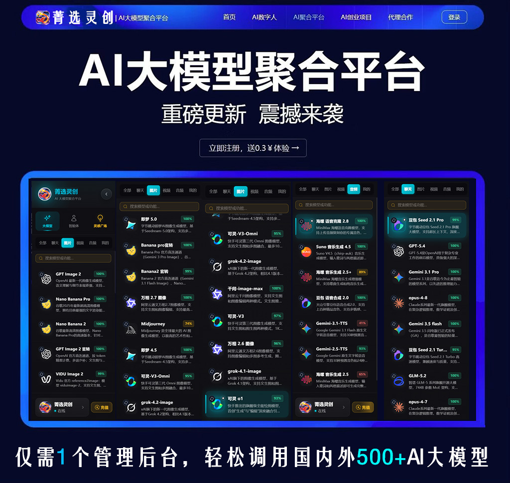 菁选灵创音视频大模型开发